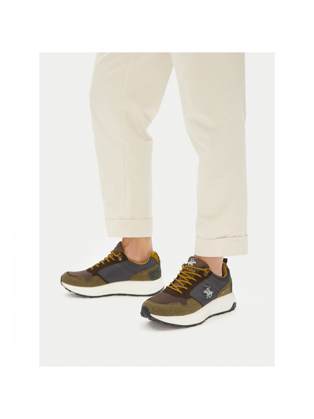 Sneakersy Beverly Hills Polo Club CEO-V5-DARIO Khaki
